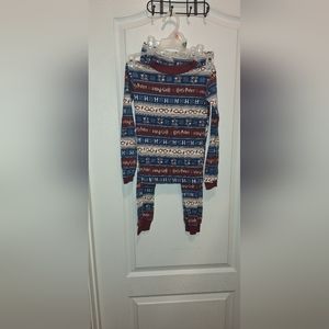 Harry Potter/ kids pajamas / size 8 / blue and Burgundy with Harry Potter design